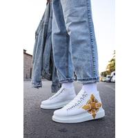 CH263 - CBT Lyse Erkek Ayakkabı 458 BEYAZ / SARI ARROW