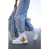 CH263 - CBT Lyse Erkek Ayakkabı 458 BEYAZ / SARI ARROW