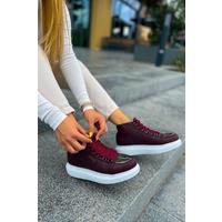 CH267 CBT Roma Mirror Kadın Bot BORDO
