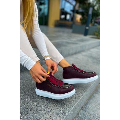 CH267 CBT Roma Mirror Kadın Bot BORDO
