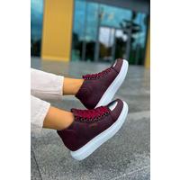 CH267 CBT Roma Mirror Kadın Bot BORDO
