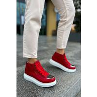 CH267 CBT Roma Mirror Kadın Bot KIRMIZI