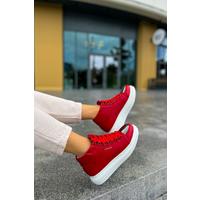 CH267 CBT Roma Mirror Kadın Bot KIRMIZI