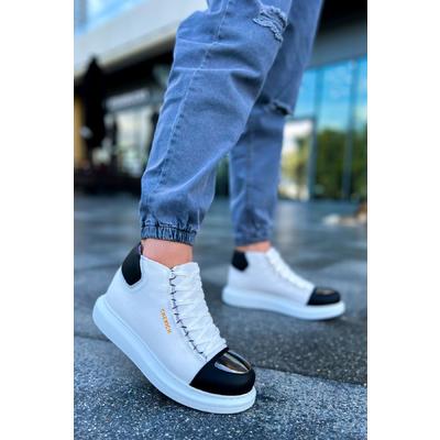 CH267 - GBT Roma Mirror Erkek Bot BEYAZ/SIYAH