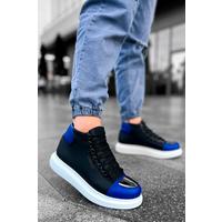 CH267 - GBT Roma Mirror Erkek Bot SIYAH/SAX MAVI