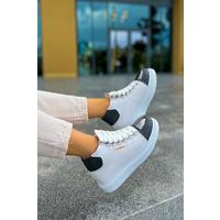 CH267 GBT Roma Mirror Kadın Bot BEYAZ/ANTRASIT