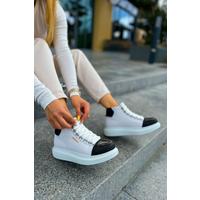 CH267 GBT Roma Mirror Kadın Bot BEYAZ/SIYAH