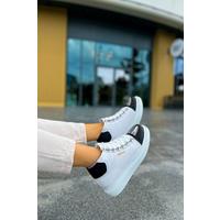 CH267 GBT Roma Mirror Kadın Bot BEYAZ/SIYAH