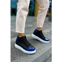 CH267 GBT Roma Mirror Kadın Bot SIYAH/SAX MAVI