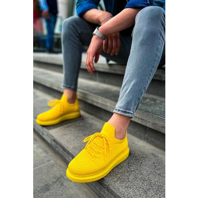 CH307 - RT Tricot Erkek Ayakkabı SARI