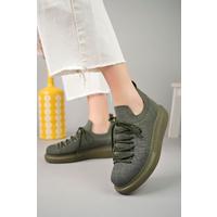 CH307 RT Tricot Kadın Ayakkabı HAKI