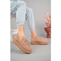 CH307 RT Tricot Kadın Ayakkabı TABA