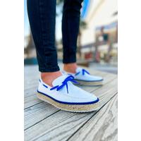 CH311 - Espadril Erkek Ayakkabı BEYAZ / SAX MAVI