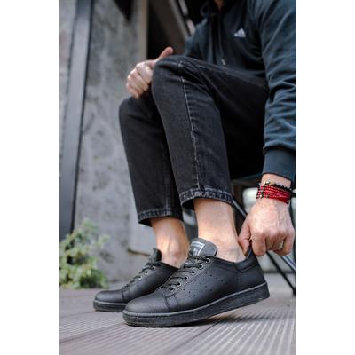 CH977 - CST Tennis Erkek Ayakkabı SIYAH