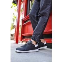 CH977 - GBT Tennis Erkek Ayakkabı SIYAH/BEYAZ