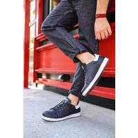 CH977 - GBT Tennis Erkek Ayakkabı SIYAH/BEYAZ