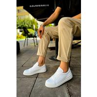 CH979 - Santoni CRT Spor Erkek Ayakkabı BEYAZ