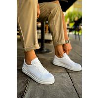 CH979 - Santoni CRT Spor Erkek Ayakkabı BEYAZ