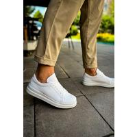 CH979 - Santoni CRT Spor Erkek Ayakkabı BEYAZ
