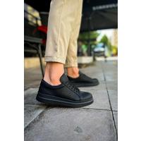 CH979 - Santoni CRT Spor Erkek Ayakkabı SIYAH