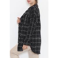 Қос қалталы Chanel көйлегі ақ-қара - 5082.1289.