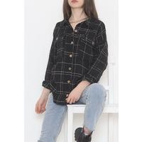 Рубашка Chanel с двумя карманами, черная, белая1 — 5082.1289.