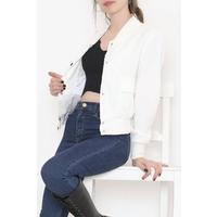 Jacket White with Double Pockets - 80079.683.