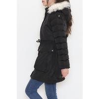 Double Pocket Fur Lined Coat Black - 8131.1316.