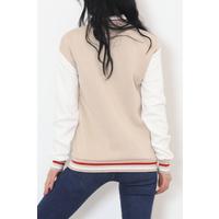Two Colour College Jacket Beige - 10440.701.