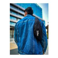 CNT002 - Keten Erkek Çapraz Çantası SIYAH