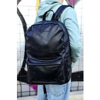 CNT006 - Cilt Deri Erkek Sırt Çantası SIYAH