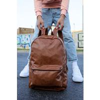 CNT006 - Cilt Deri Erkek Sırt Çantası TABA