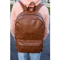 CNT006 - Cilt Deri Erkek Sırt Çantası TABA