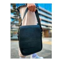 CNT009 - Cilt Deri Erkek Yan Omuz Çantası SIYAH