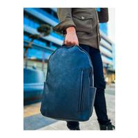 CNT104 Cilt Erkek Sırt Çantası SIYAH