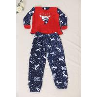 Children's Fleece Suit Red - 12382.1049.