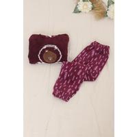 Children's Fleece Set Plum - 12382.1049.