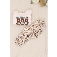 Children's Fleece Set Powderbrown - 12382.1049.