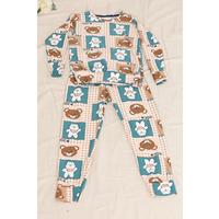 Kids Suede Set Brown - 12152.1048.