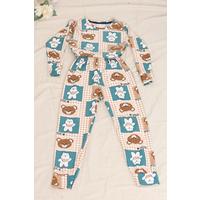 Kids Suede Set Brown - 12152.1048.
