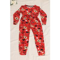 Children's Suede Suit Red - 12152.1048.