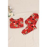 Children's Suede Suit Red - 12152.1048.