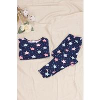 Kids Suede Suit Navy Blue - 12152.1048.
