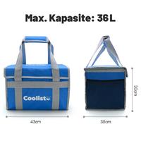 Coolist CL36B 36 Litre Katlanabilir Termos Bez Çanta / Buzluk