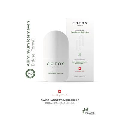Cotos AntiOdor Care With Mineral Salt Deodorant RollOn (Anti̇perspi̇rantDoğal Mi̇neral Tuz)