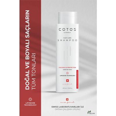 Cotos Colour & Uv Protection Saç Bakım Şampuanı (Boyalı Saçlar İçi̇n Renk Koruyucu  Vegan)