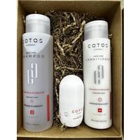 Cotos Colour & Protection Şampuan 400 Ml+ Krem 400 Ml+ Stick 3 Lü Set