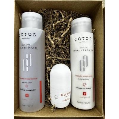 Cotos Colour & Protection Şampuan 400 Ml+ Krem 400 Ml+ Stick 3 Lü Set