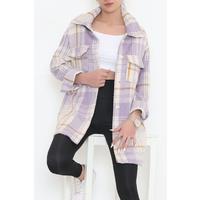 Jacket with lilac pattern - 2273.1367.