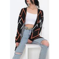 Patterned Cardigan Black - 7970.1319.